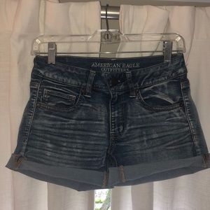 American Eagle Midi Super Stretch Shorts